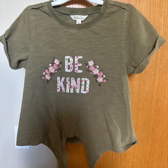 Matilda Jane Be Kind Girls Tie Shirt - Picture 1 of 5
